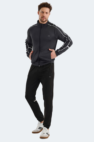 Slazenger RECIPE Men's Tracksuit Dark Gray - Thumbnail