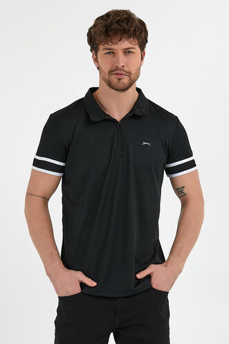 Slazenger REDMOND Men's Short Sleeve T-Shirt Black - Thumbnail