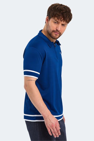 Slazenger REDMOND Men's Short Sleeve T-Shirt Navy - Thumbnail