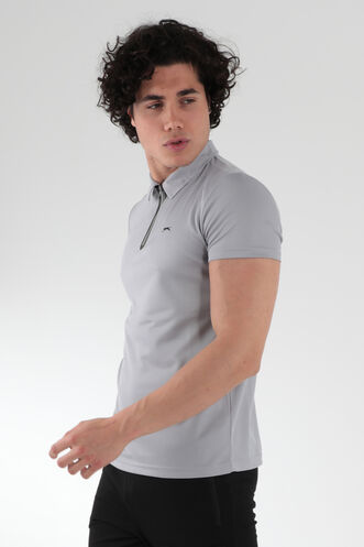 Slazenger REED Men's Short Sleeve T-Shirt Gray - Thumbnail