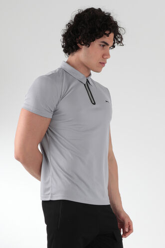 Slazenger REED Men's Short Sleeve T-Shirt Gray - Thumbnail