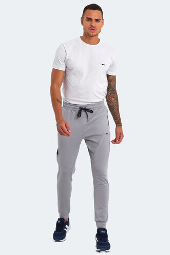 Slazenger REGION Men's Tracksuit Bottoms Grey - Thumbnail