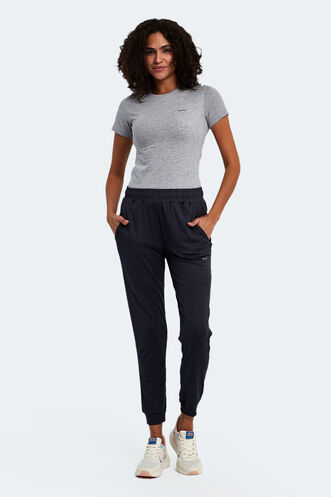 Slazenger RELATIVE Women's Sweatpants Dark Gray - Thumbnail