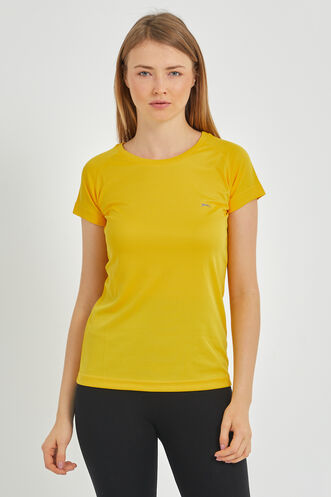 Slazenger RELAX Women's Short Sleeve T-Shirt Yellow - Thumbnail