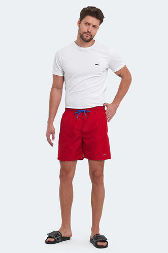 Slazenger RENO Men's Swim Shorts Red - Thumbnail