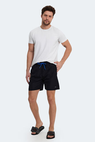 Slazenger RENO Men's Swimwear Black - Thumbnail