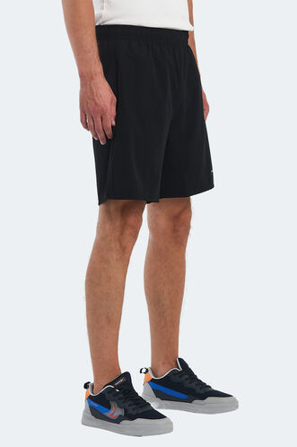 Slazenger REPORT Men's Shorts Black - Thumbnail