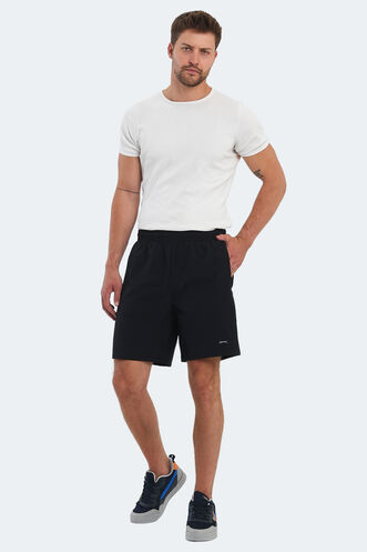 Slazenger REPORT Men's Shorts Black - Thumbnail