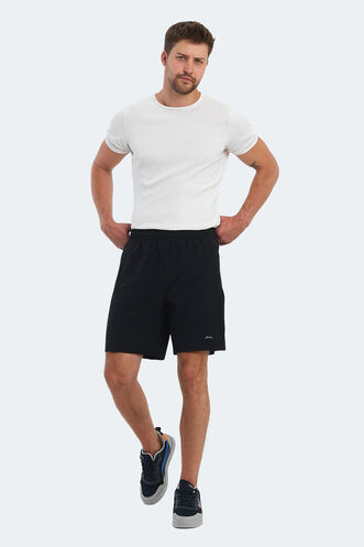 Slazenger REPORT Men's Shorts Black - Thumbnail