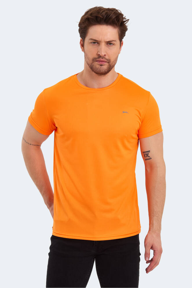 Slazenger REPUBLIC Erkek Kısa Kollu T-Shirt Turuncu