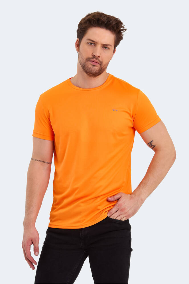 Slazenger REPUBLIC Erkek Kısa Kollu T-Shirt Turuncu