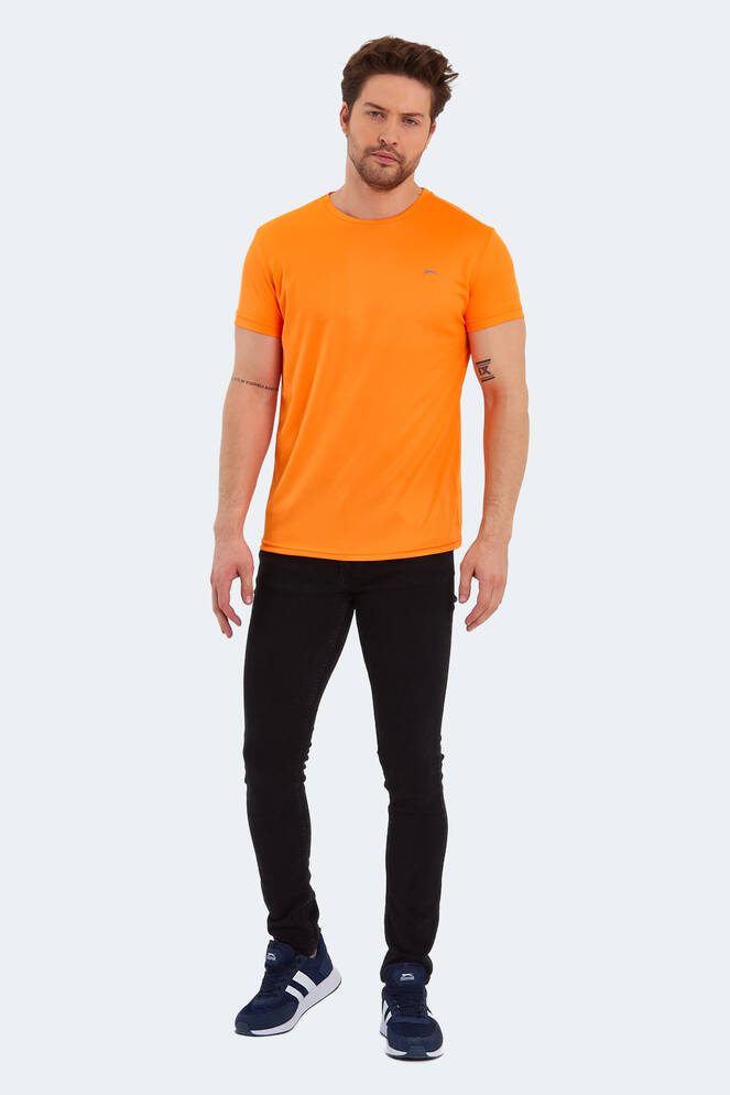 Slazenger REPUBLIC Erkek Kısa Kollu T-Shirt Turuncu