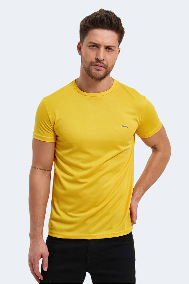 Slazenger REPUBLIC Erkek Kısa Kollu T-Shirt Sarı