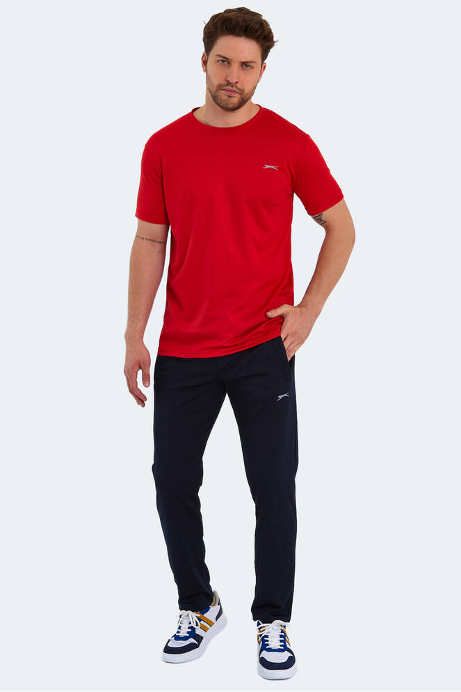 Slazenger REPUBLIC Erkek Kısa Kollu T-Shirt Kırmızı