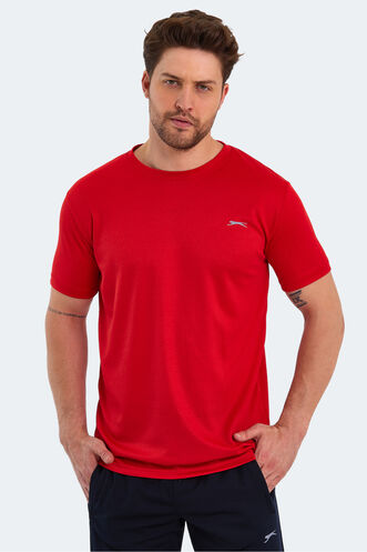 Slazenger - Slazenger REPUBLIC Erkek Kısa Kollu T-Shirt Kırmızı