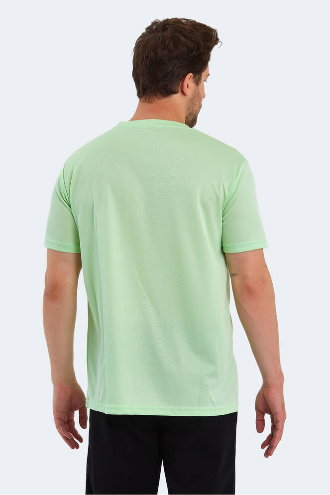 Slazenger REPUBLIC Erkek Kısa Kollu T-Shirt Neon Yeşil