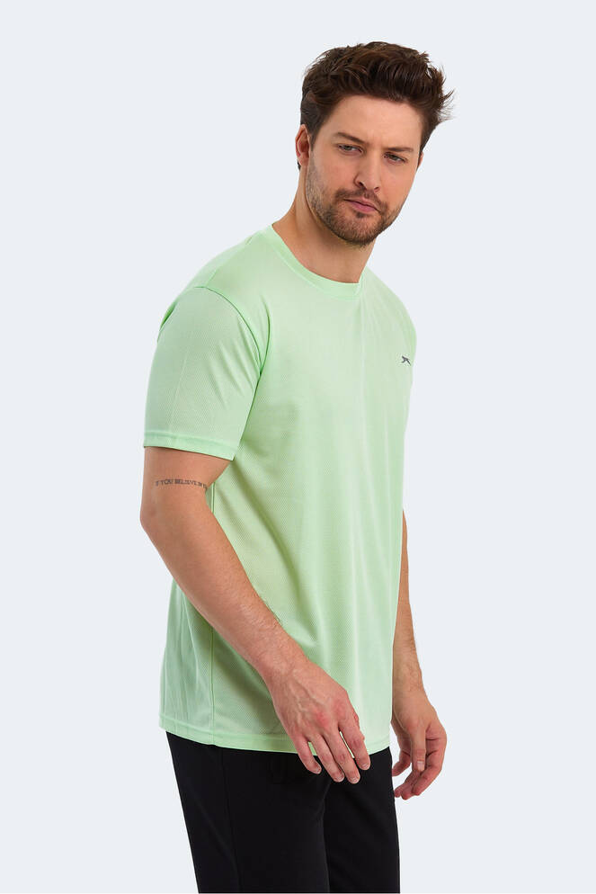 Slazenger REPUBLIC Erkek Kısa Kollu T-Shirt Neon Yeşil