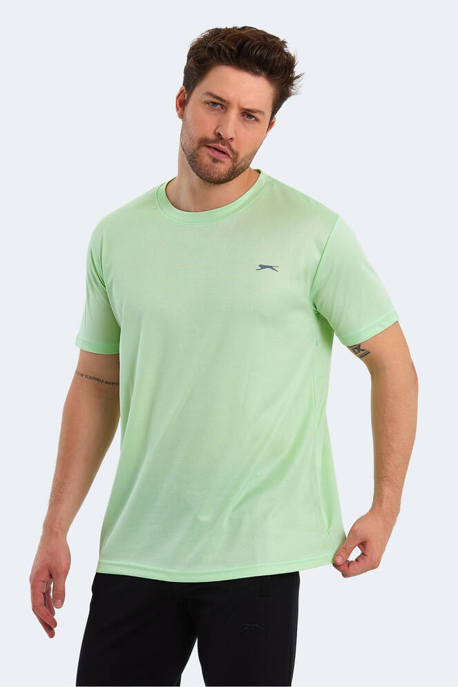 Slazenger REPUBLIC Erkek Kısa Kollu T-Shirt Neon Yeşil