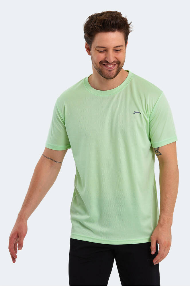 Slazenger REPUBLIC Erkek Kısa Kollu T-Shirt Neon Yeşil