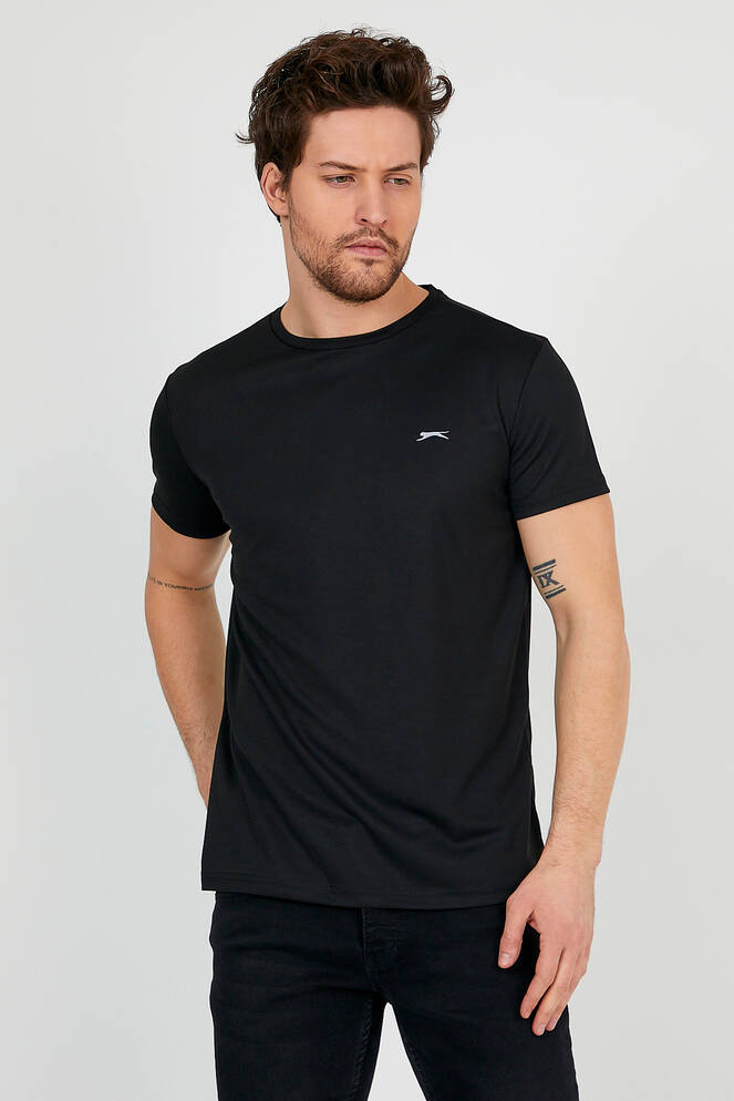 Slazenger REPUBLIC Men's Short Sleeve T-Shirt Black