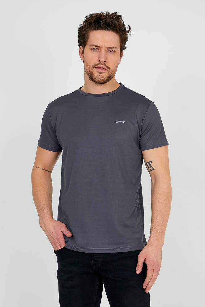 Slazenger REPUBLIC Men's Short Sleeve T-Shirt Dark Grey