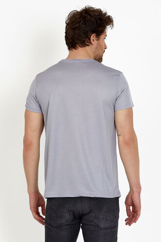 Slazenger REPUBLIC Men's Short Sleeve T-Shirt Gray - Thumbnail