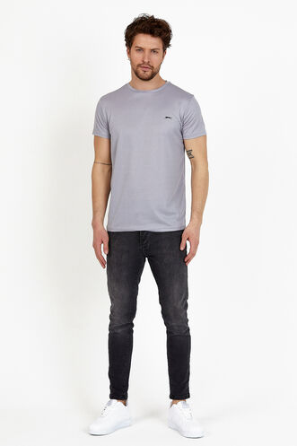 Slazenger REPUBLIC Men's Short Sleeve T-Shirt Gray - Thumbnail