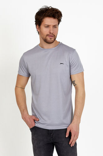 Slazenger REPUBLIC Men's Short Sleeve T-Shirt Gray - Thumbnail