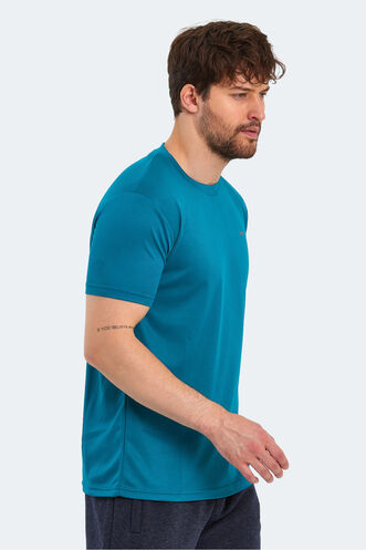 Slazenger REPUBLIC Men's Short Sleeve T-Shirt Green - Thumbnail