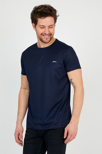 Slazenger REPUBLIC Men's Short Sleeve T-Shirt Navy - Thumbnail