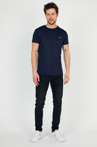 Slazenger REPUBLIC Men's Short Sleeve T-Shirt Navy - Thumbnail