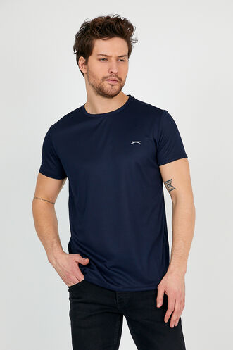 Slazenger REPUBLIC Men's Short Sleeve T-Shirt Navy - Thumbnail