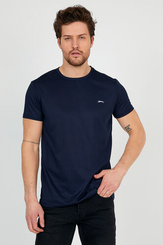 Slazenger REPUBLIC Men's Short Sleeve T-Shirt Navy - Thumbnail