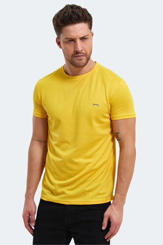 Slazenger REPUBLIC Men's Short Sleeve T-Shirt Yellow - Thumbnail