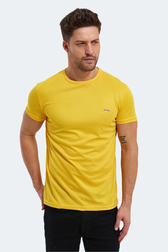 Slazenger REPUBLIC Men's Short Sleeve T-Shirt Yellow - Thumbnail