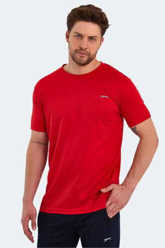 Slazenger REPUBLIC Men's Short Sleeve T-Shirt Red - Thumbnail