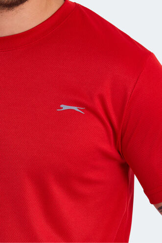 Slazenger REPUBLIC Men's Short Sleeve T-Shirt Red - Thumbnail