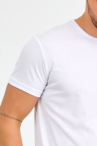 Slazenger REPUBLIC Men's Short Sleeve T-Shirt White - Thumbnail