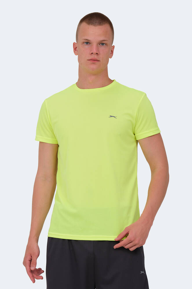 Slazenger REPUBLIC MTR Erkek Tişört Neon Sarı