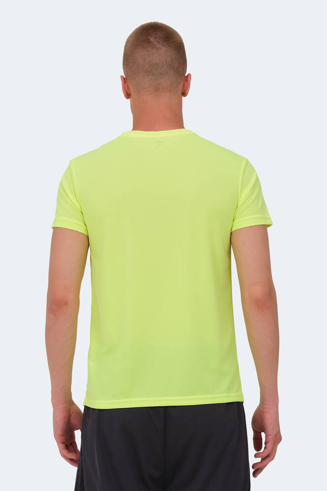 Slazenger REPUBLIC MTR Erkek Tişört Neon Sarı