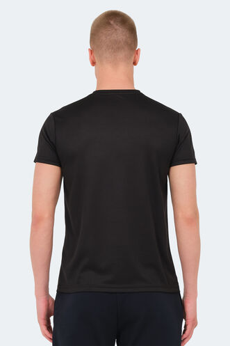 Slazenger REPUBLIC MTR Men's T-Shirt Black - Thumbnail