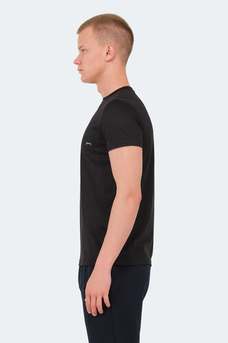 Slazenger REPUBLIC MTR Men's T-Shirt Black - Thumbnail