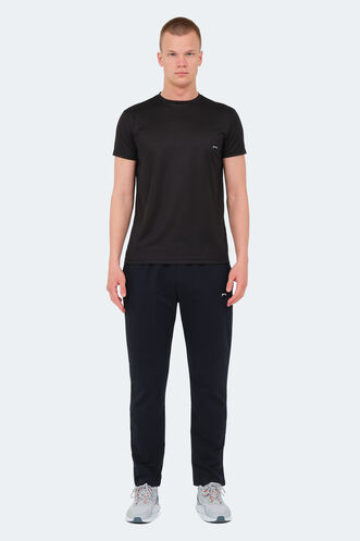 Slazenger REPUBLIC MTR Men's T-Shirt Black - Thumbnail