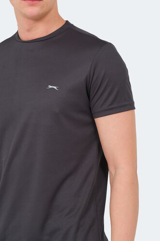 Slazenger REPUBLIC MTR Men's T-Shirt Dark Gray - Thumbnail