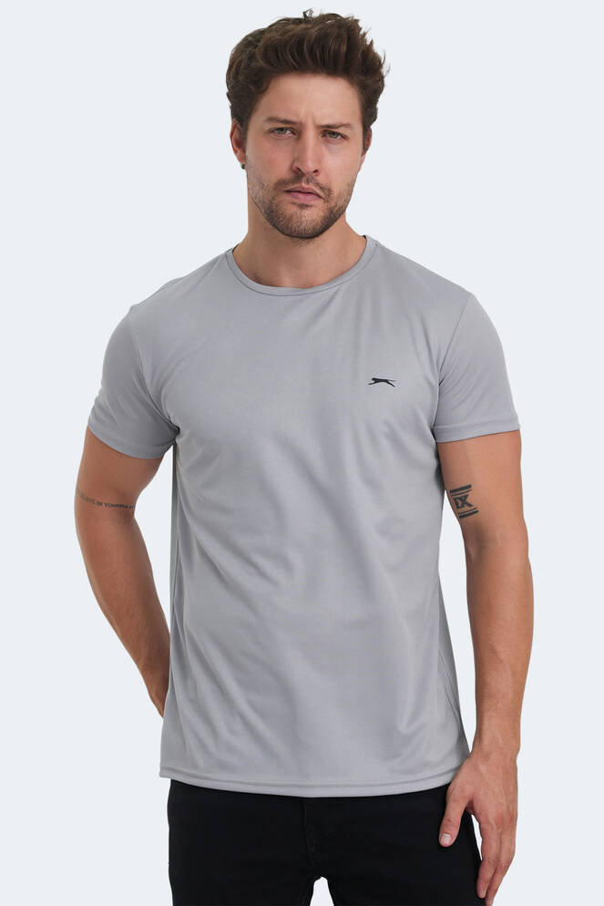 Slazenger REPUBLIC MTR Men's T-Shirt Light Gray