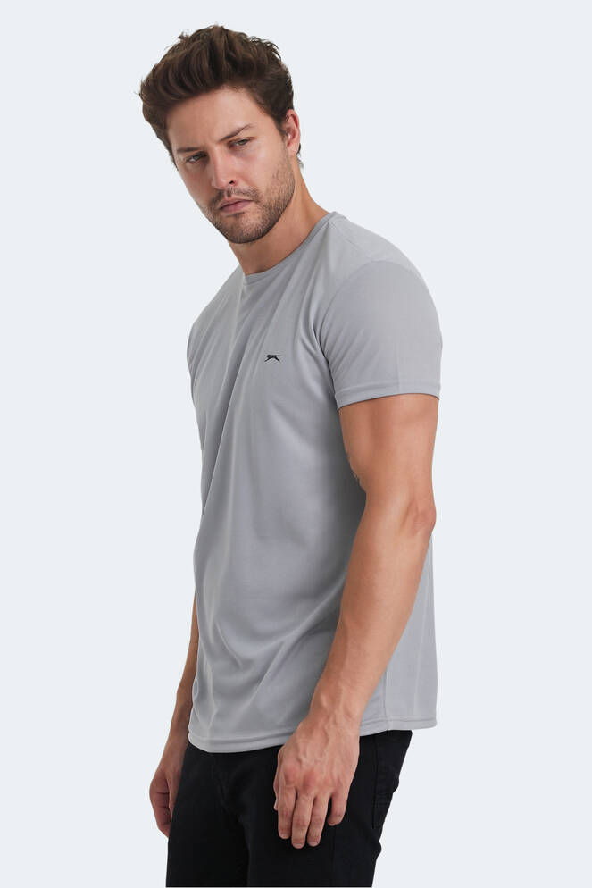 Slazenger REPUBLIC MTR Men's T-Shirt Light Gray