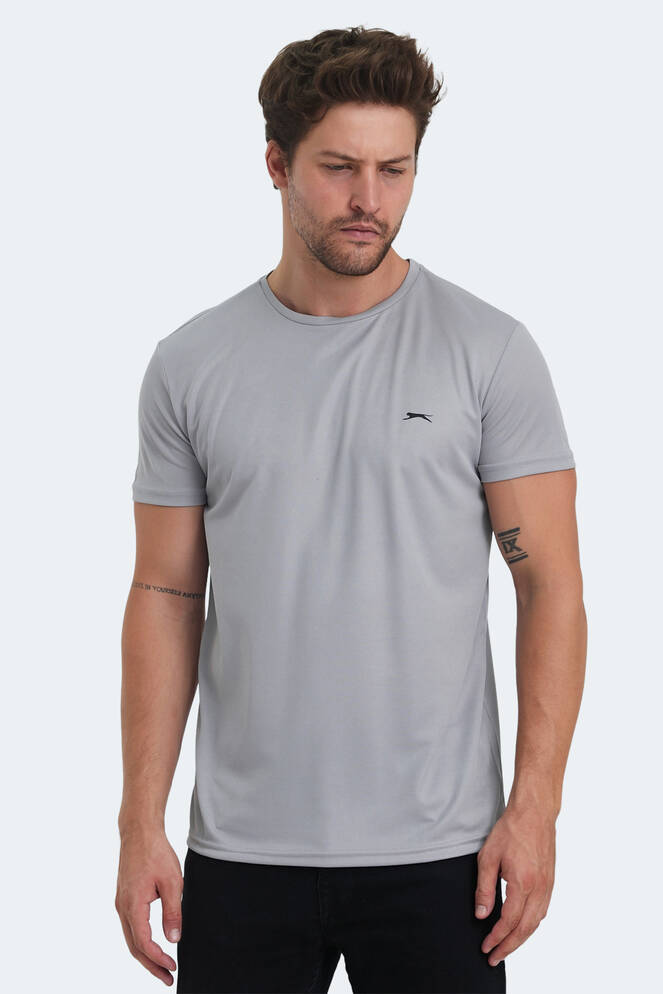 Slazenger REPUBLIC MTR Men's T-Shirt Light Gray