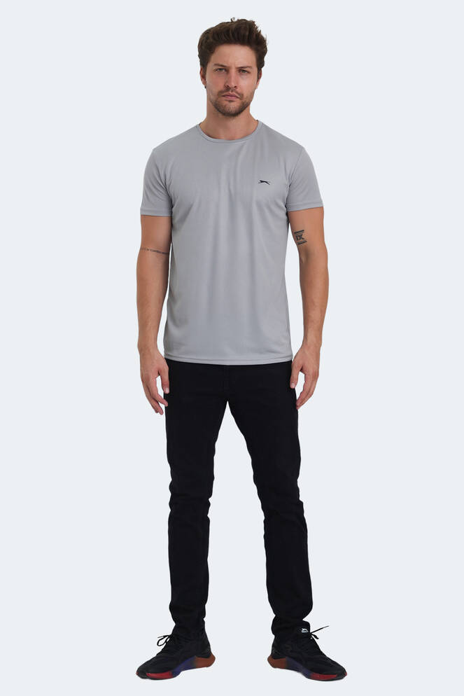 Slazenger REPUBLIC MTR Men's T-Shirt Light Gray