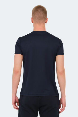 Slazenger REPUBLIC MTR Men's T-Shirt Navy - Thumbnail