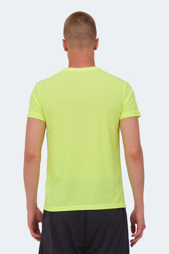 Slazenger REPUBLIC MTR Men's T-Shirt Neon Yellow - Thumbnail